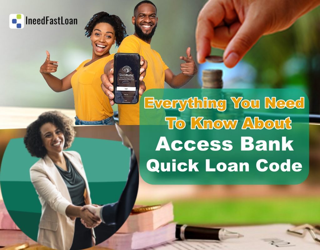 access bank quick loan code